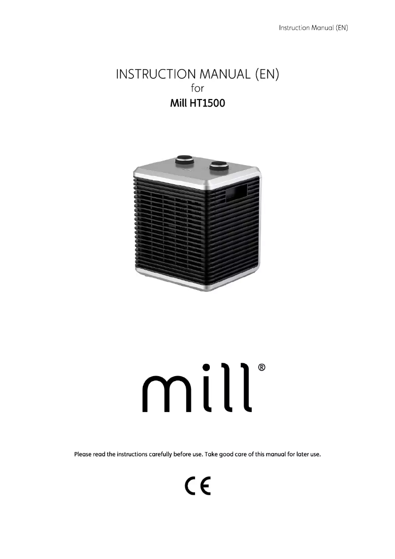 Page n°1 - Manuel utilisateur Mill HT1500