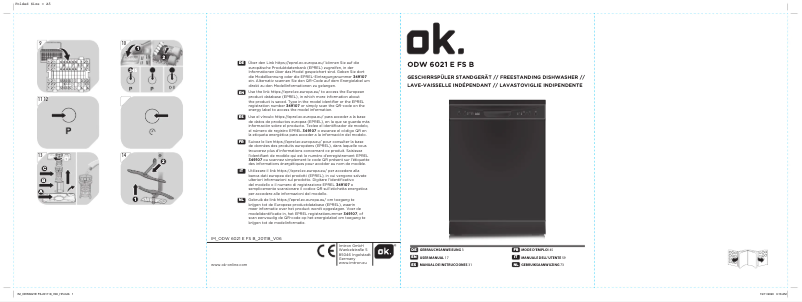 Página 1 del manual Manual de usuario OK ODW 6021 E FS B