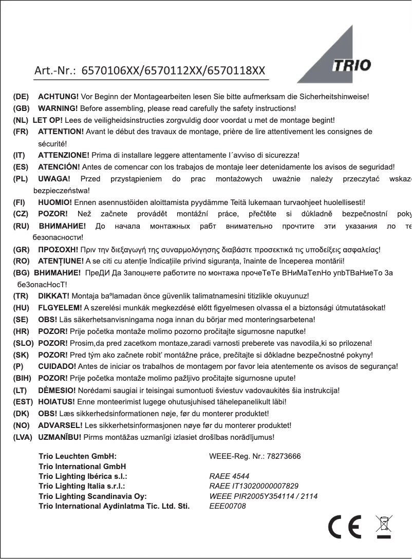 Image de la première page du manuel de l'appareil Cento