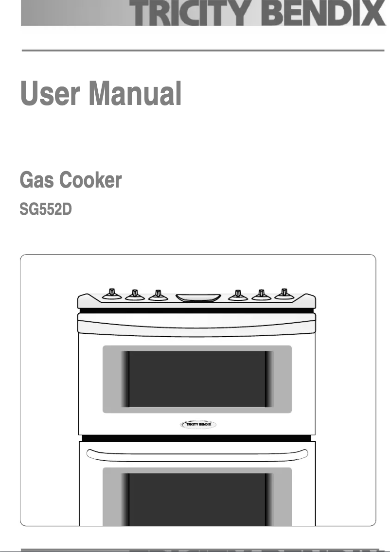 Image de la première page du manuel de l'appareil SG552DWN