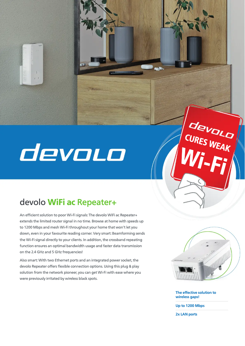 Image de la première page du manuel de l'appareil WiFiRepeater+ ac