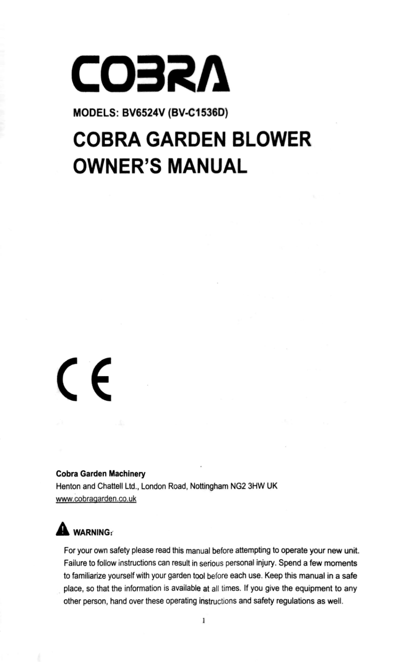Página 1 del manual Manual de usuario Cobra BV6524V