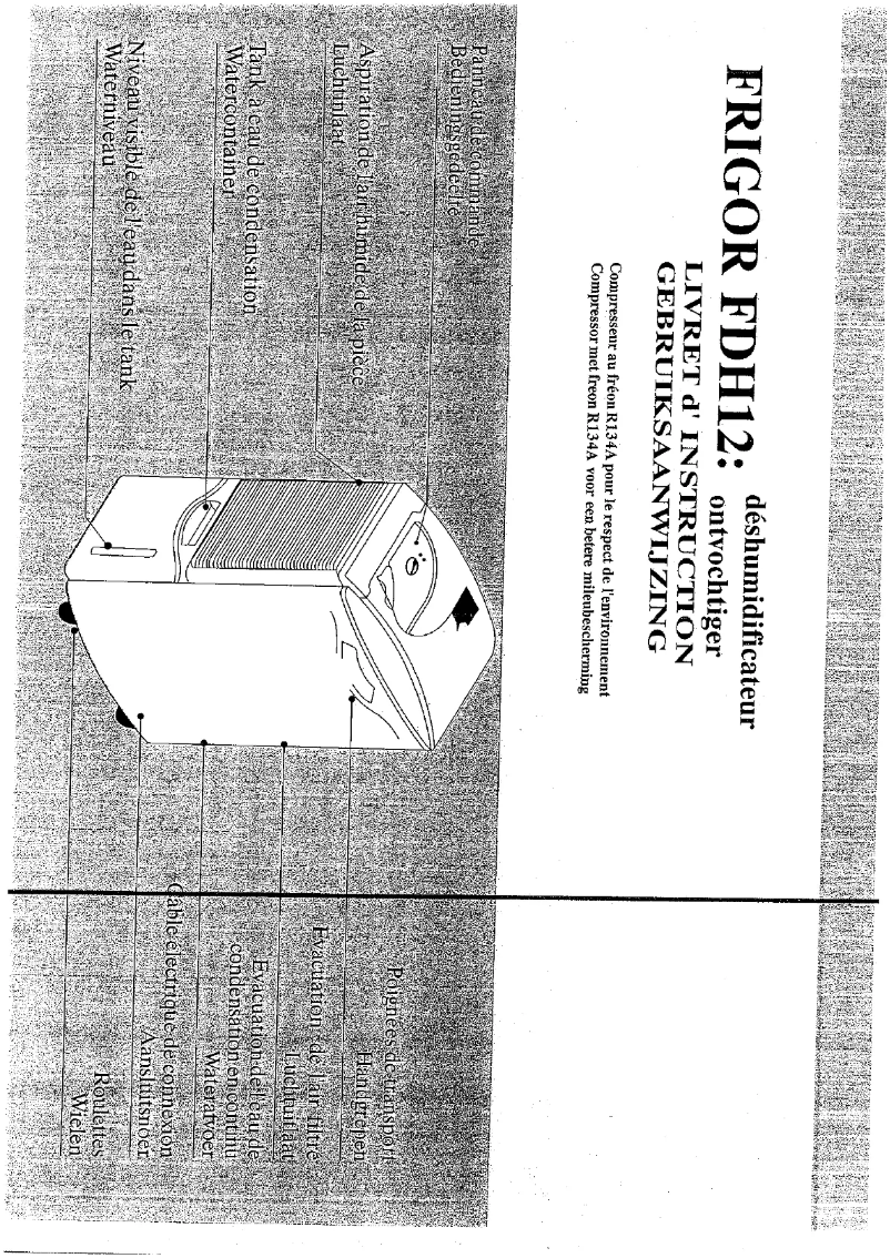 Page n°1 - Manuel utilisateur Frigor FDH12