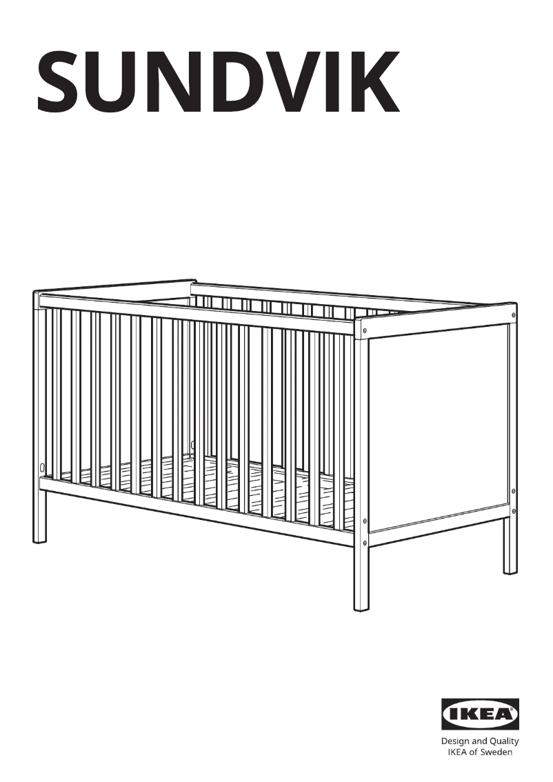 Página 1 del manual Manual de usuario Ikea SUNDVIK 604.975.87
