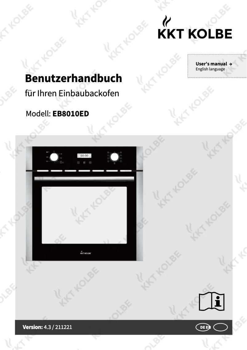 Page 1 de la notice Manuel utilisateur KKT Kolbe EB8010ED