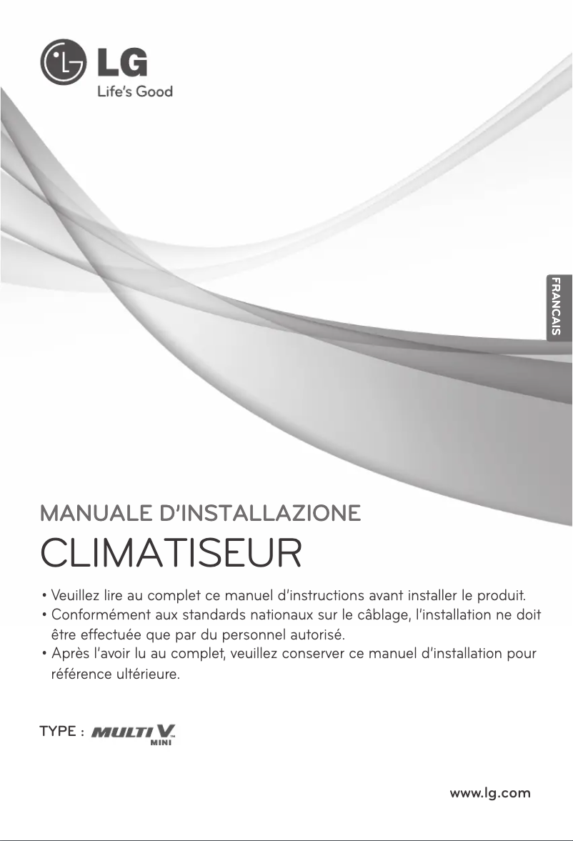 Page n°1 - Manuel utilisateur LG ARUN50GS2A