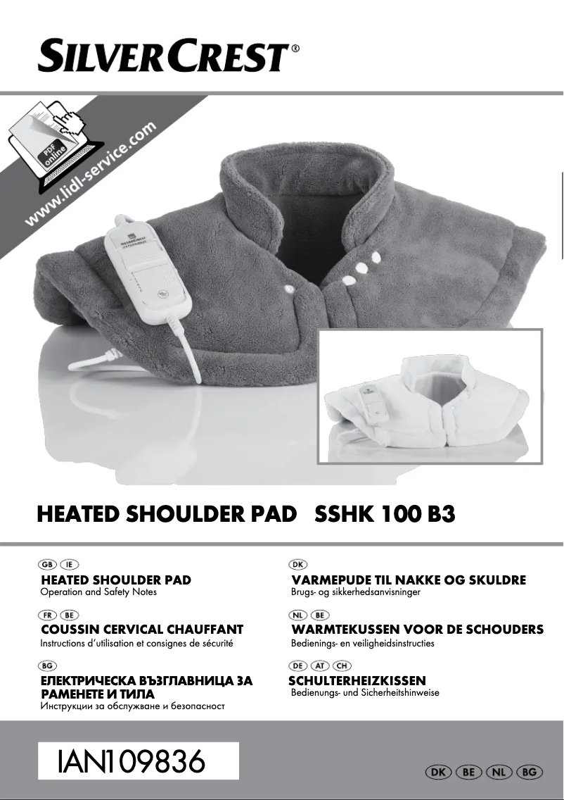 Page n°1 - Manuel utilisateur SilverCrest SSHK 100 B3