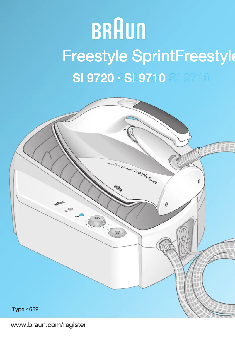 Page n°1 - Manuel utilisateur Braun FreeStyle Sprint SI 9720