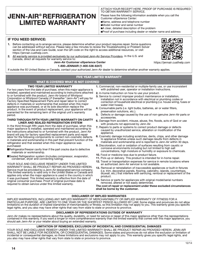 Image de la première page du manuel de l'appareil JUG24FLERS