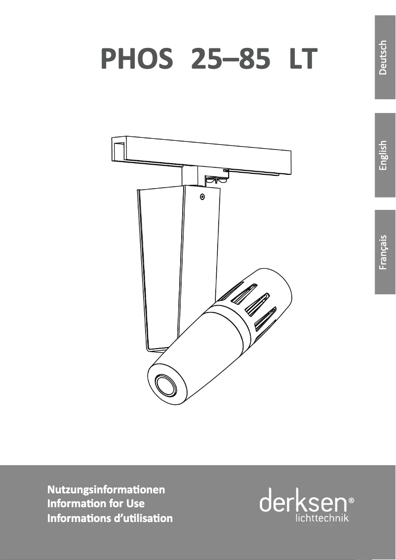 Page n°1 - Manuel utilisateur Derksen PHOS 45 LT
