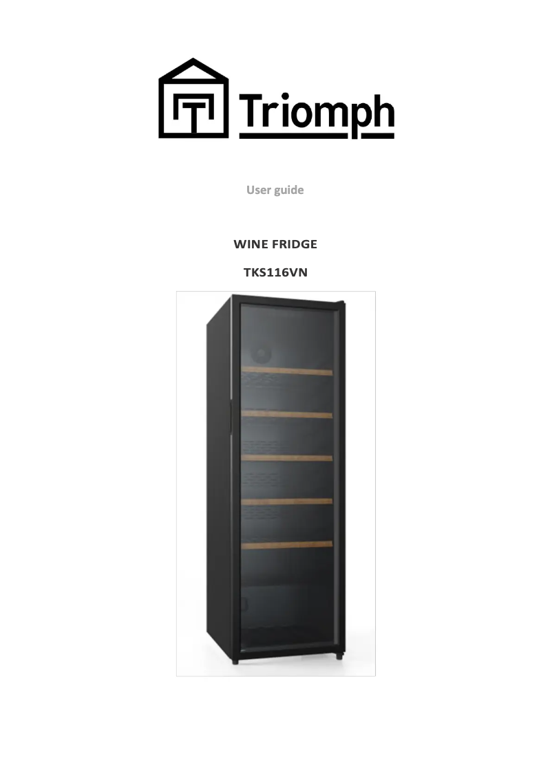 Image de la première page du manuel de l'appareil TKS116VN
