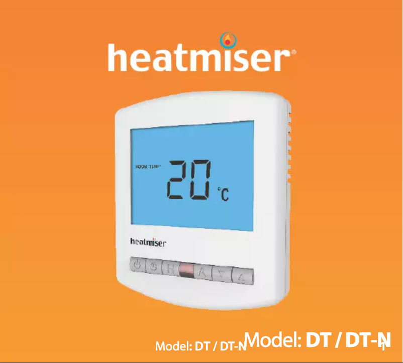 Page 1 de la notice Manuel utilisateur Heatmiser DT-N