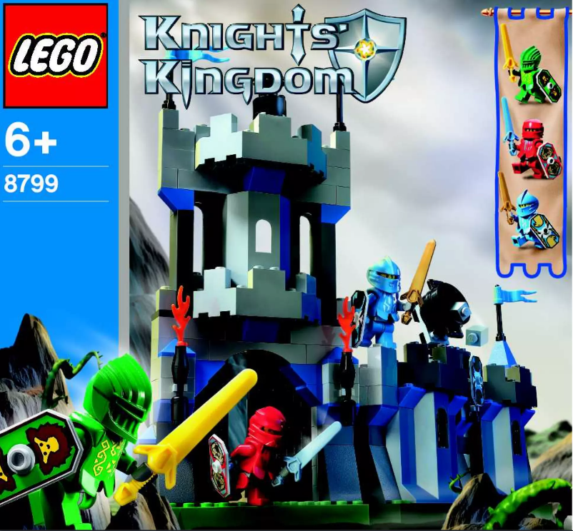 Page n°1 - Manuel utilisateur Lego Knights Kingdom 8799