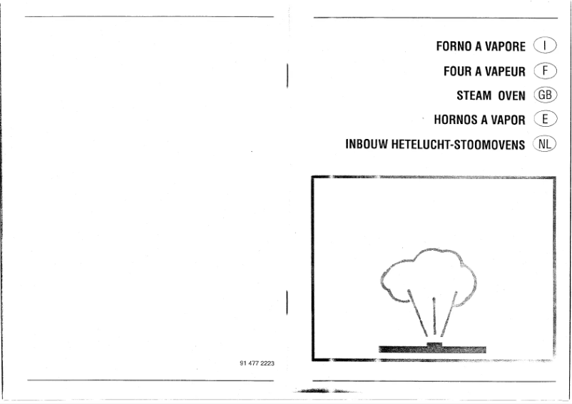 Page 1 de la notice Manuel utilisateur Smeg S 300 X