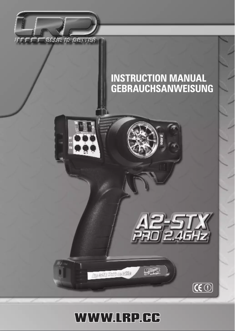 Image de la première page du manuel de l'appareil A2-STX Pro 2.4GHz F.H.S.S. Radio-Set