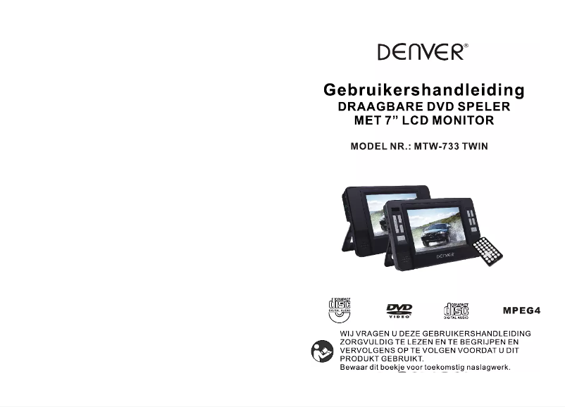 Image de la première page du manuel de l'appareil MTW-733TWIN