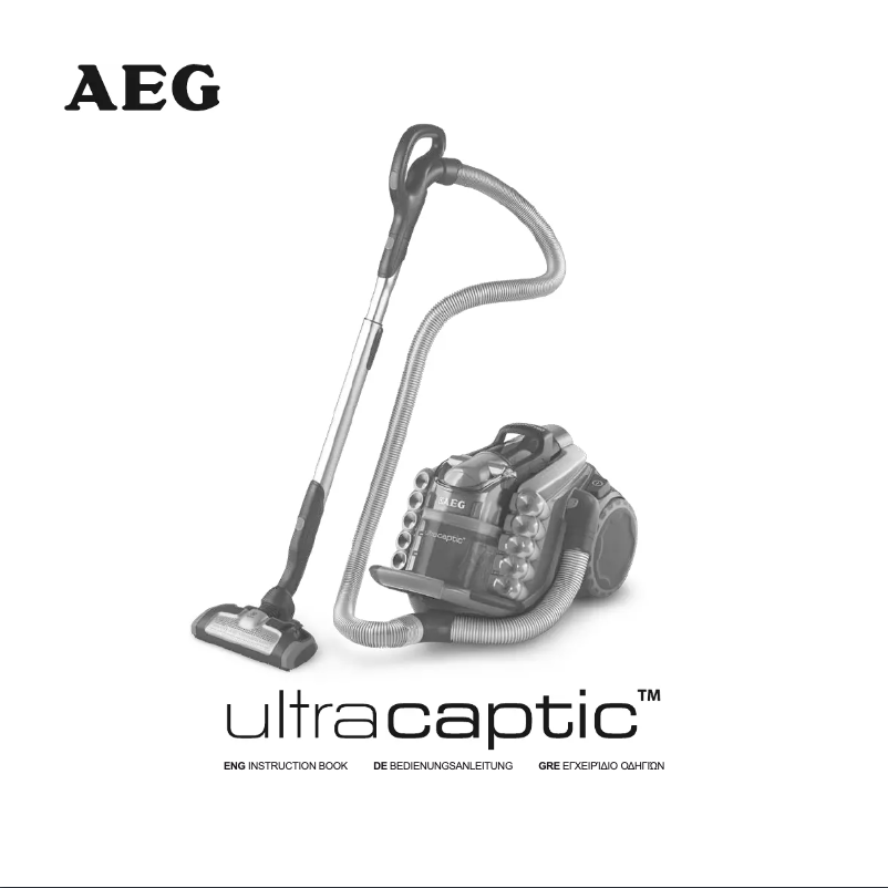 Page n°1 - Manuel utilisateur AEG UltraCaptic UCORIGIN