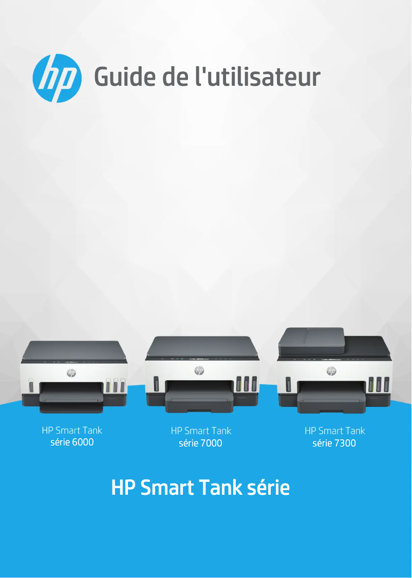 Page n°1 - Manuel utilisateur HP Smart Tank 7006