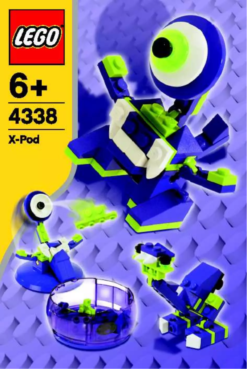 Page 1 de la notice Manuel utilisateur Lego Monster Pod 4338
