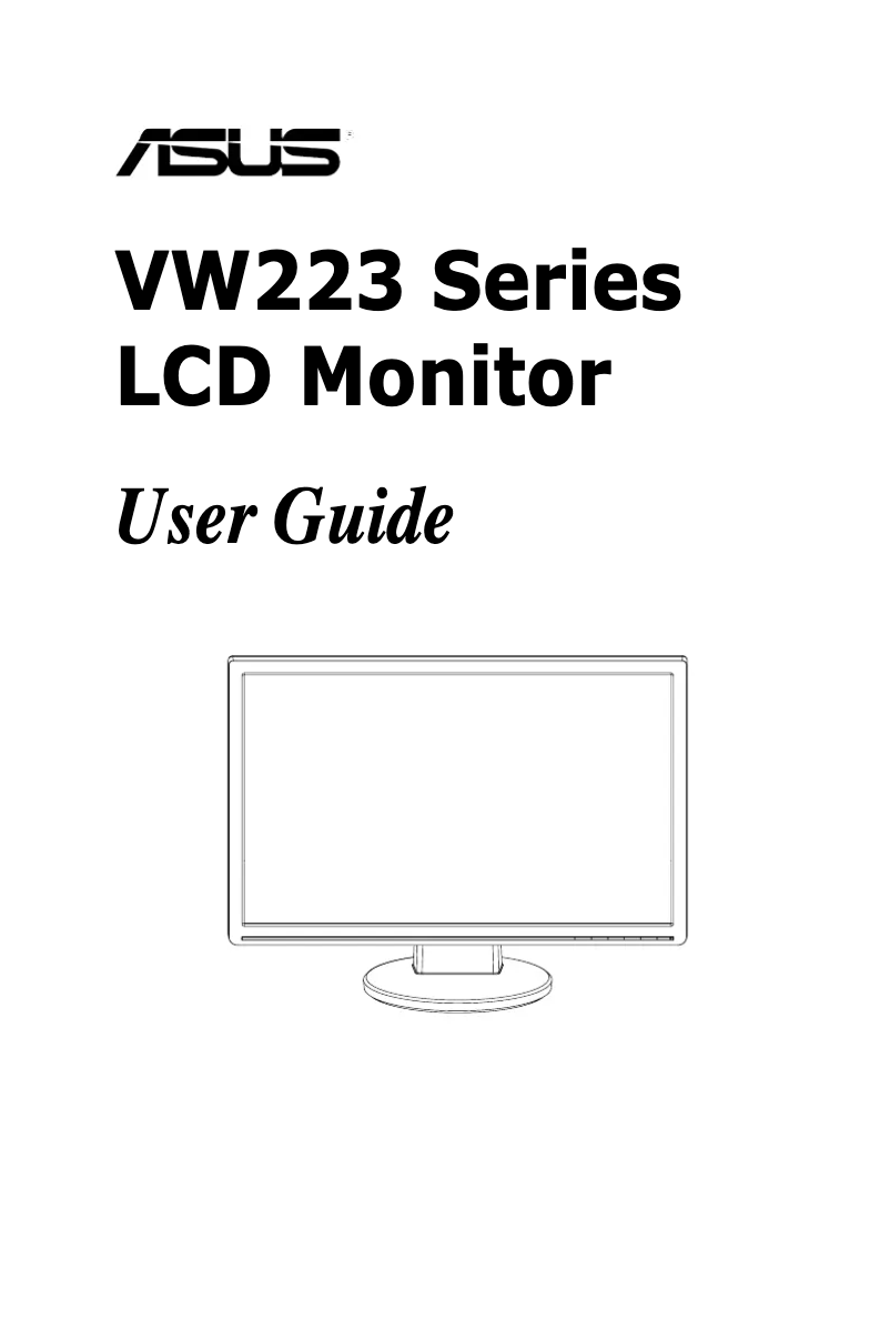 Image de la première page du manuel de l'appareil VW223B