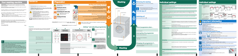 Page 1 de la notice Manuel utilisateur Bosch WAQ28461GB