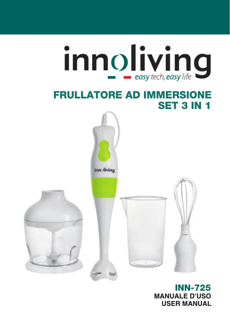 Página 1 del manual Manual de usuario Innoliving INN-725