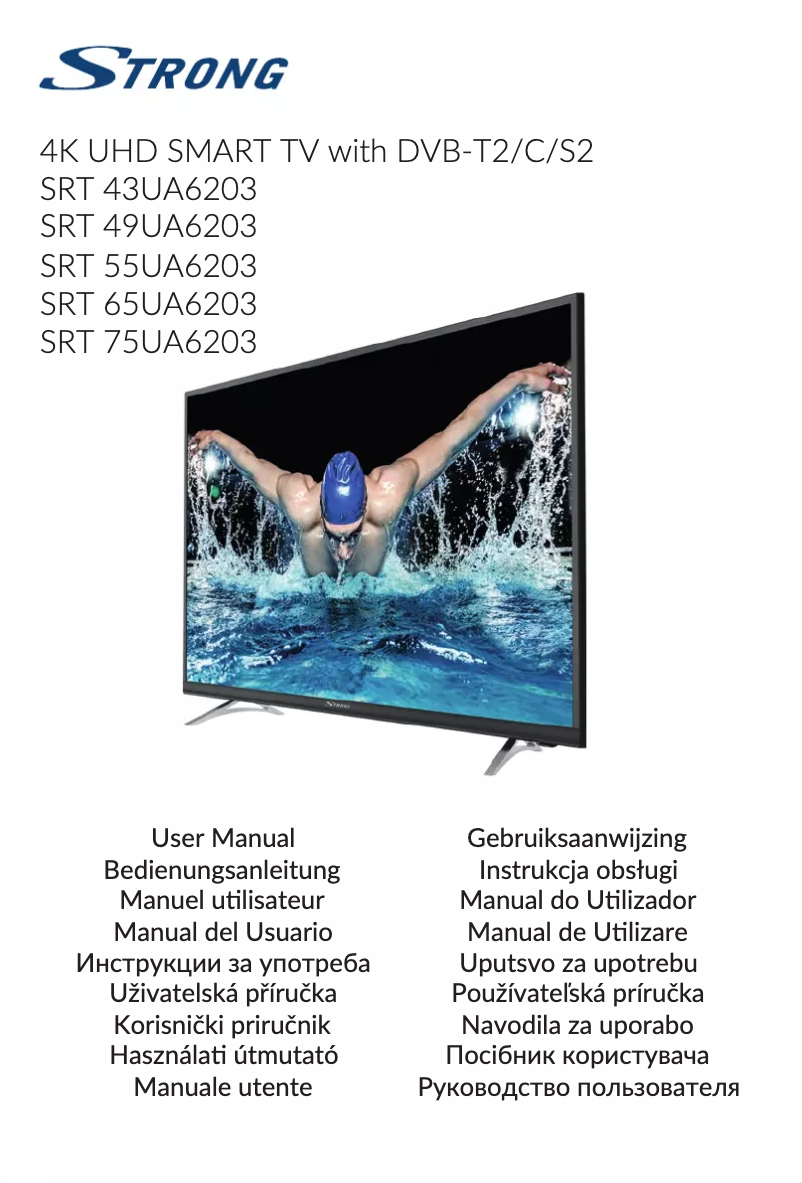 Page 1 of the manual User Manual Strong SRT 65UA6203