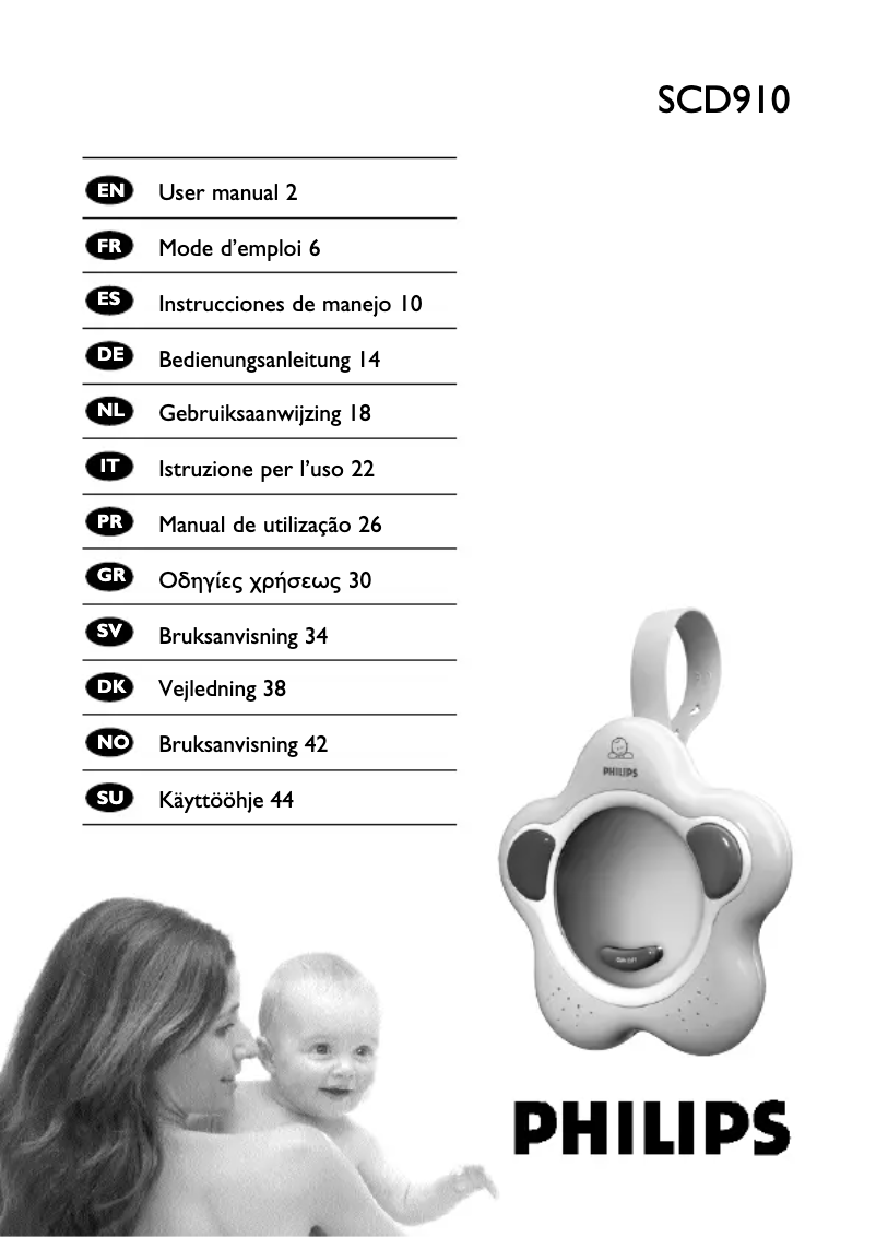 Page 1 de la notice Manuel utilisateur Philips SCD910 Magic Mirror