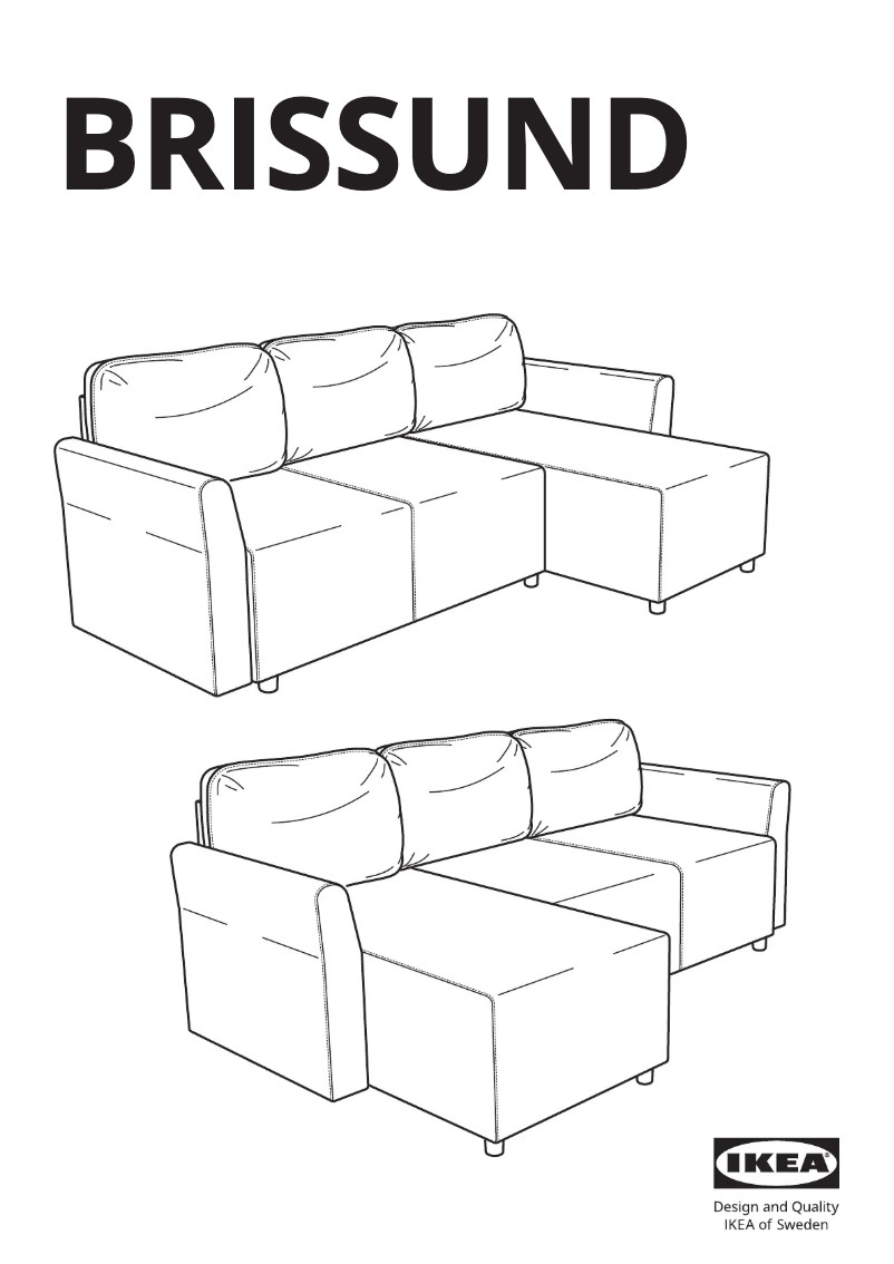 Page 1 de la notice Manuel utilisateur Ikea BRISSUND 905.809.57