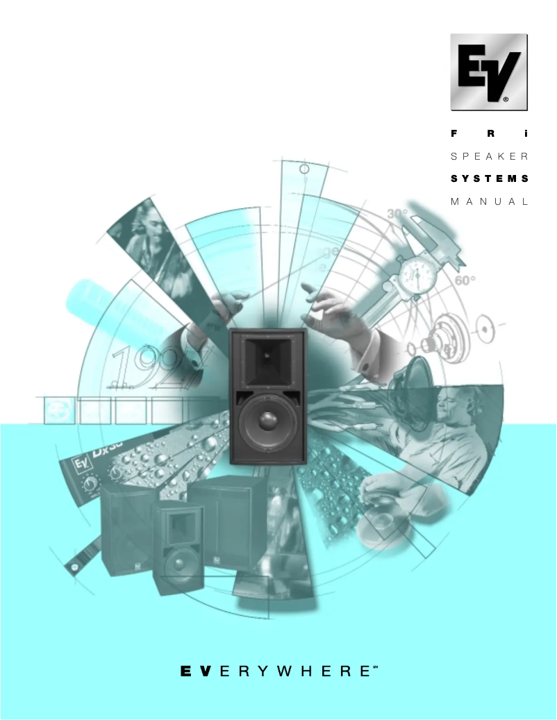 Page 1 de la notice Manuel utilisateur Electro-Voice FRI-2082