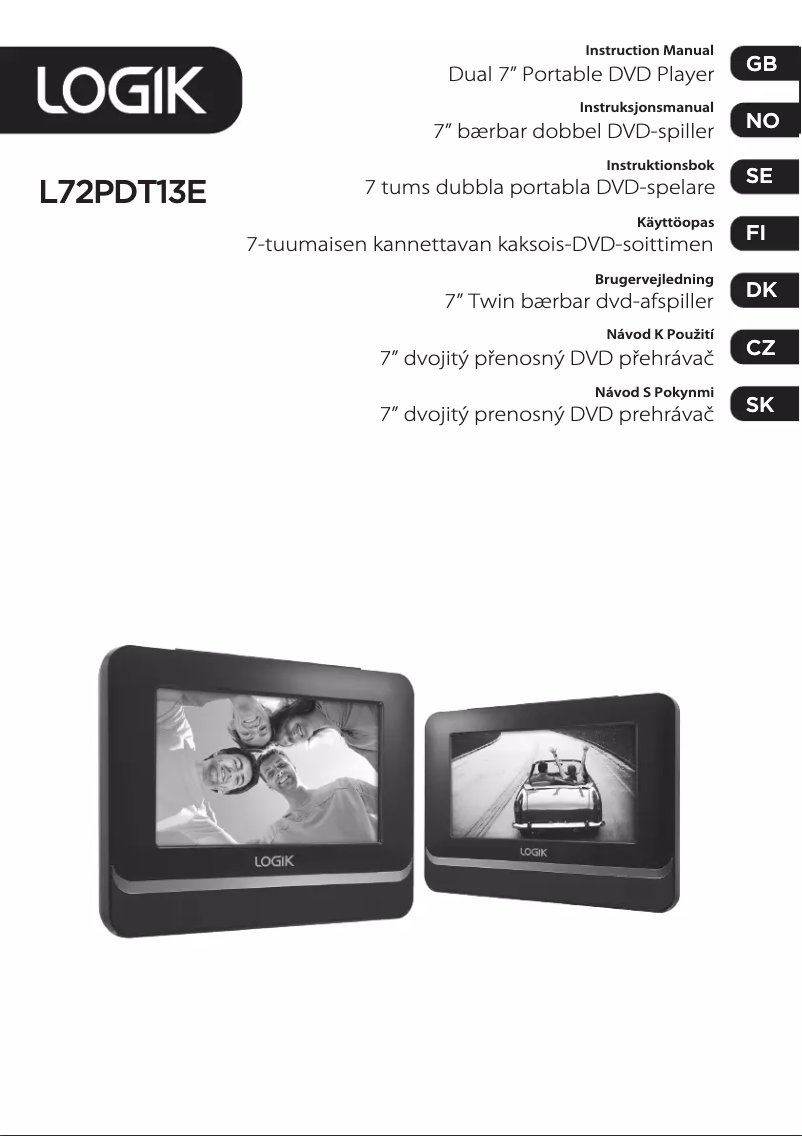 Image de la première page du manuel de l'appareil L72PDT13E