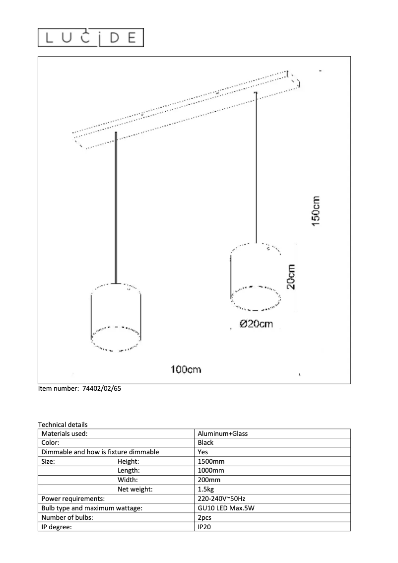 Image de la première page du manuel de l'appareil Owino