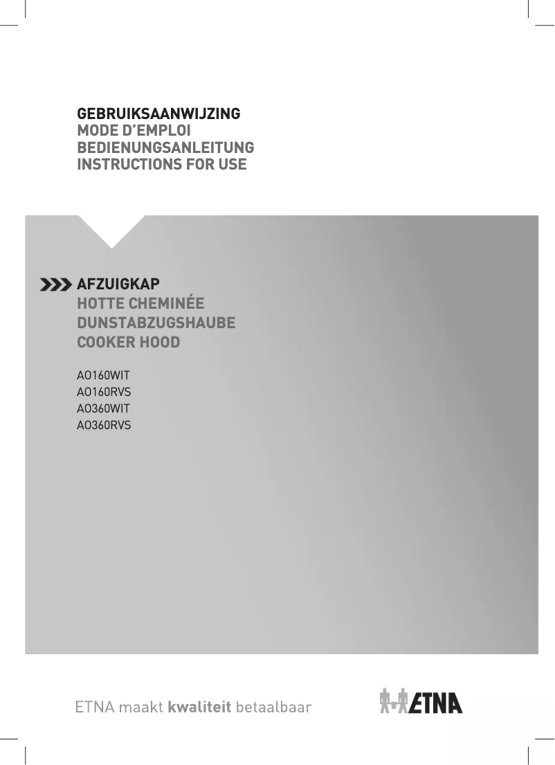 Page 1 de la notice Manuel utilisateur Etna AO160WIT