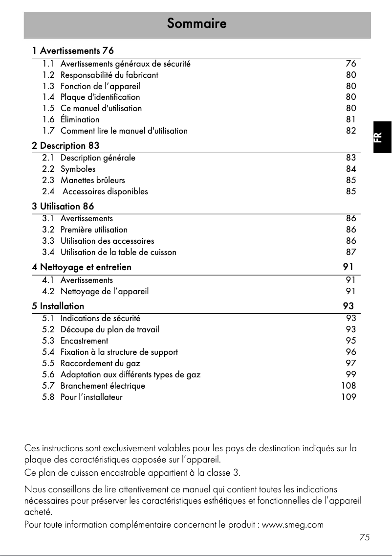 Image de la première page du manuel de l'appareil S63S