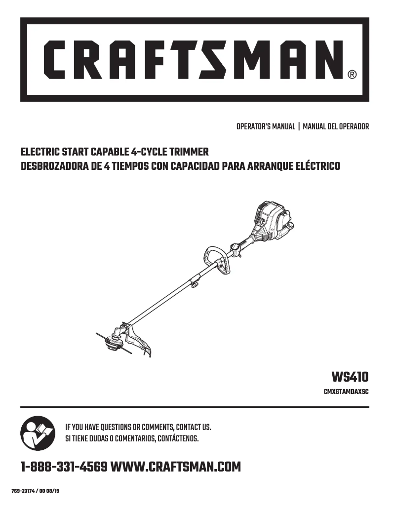 Page 1 de la notice Manuel utilisateur Craftsman CMXGTAMDAXSC