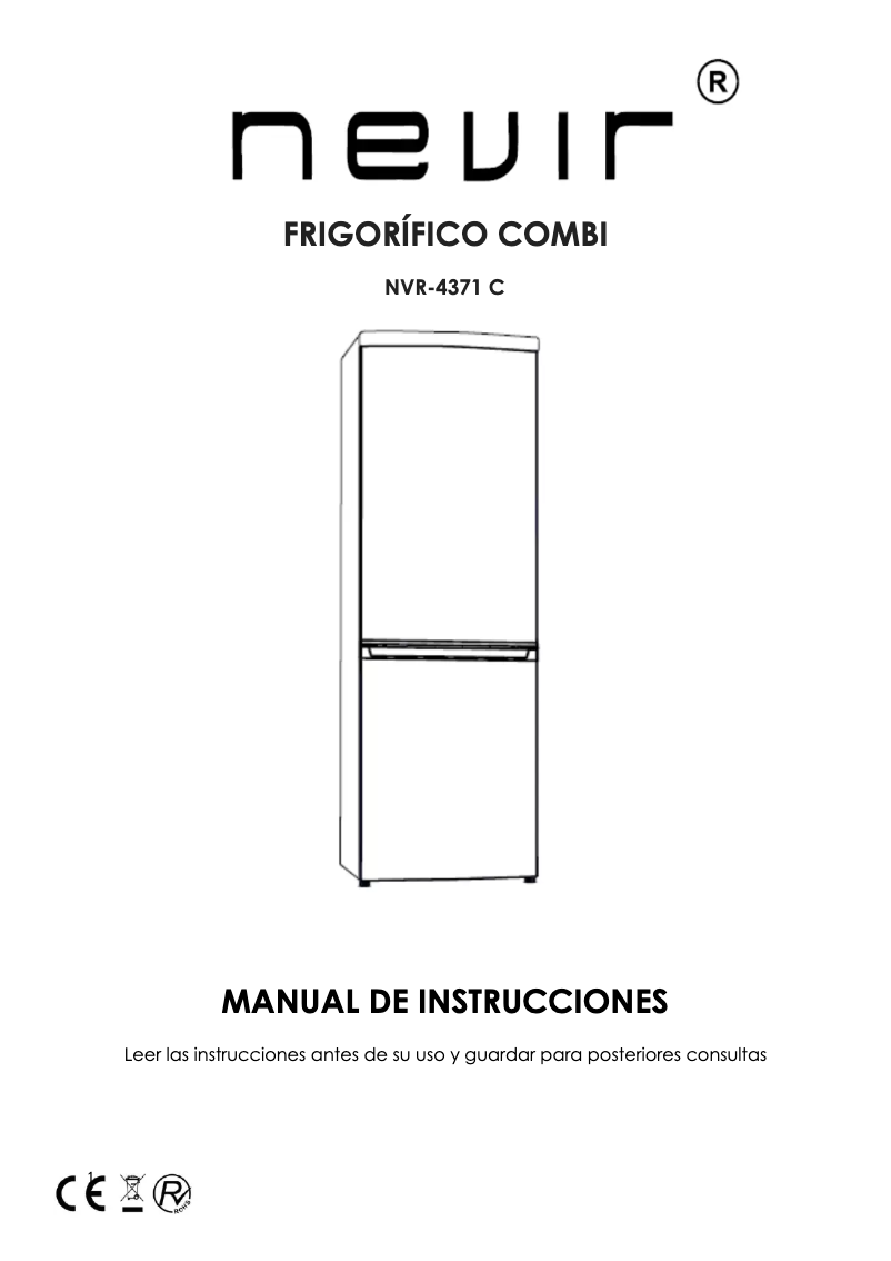 Page 1 de la notice Manuel utilisateur Nevir NVR-4371 C