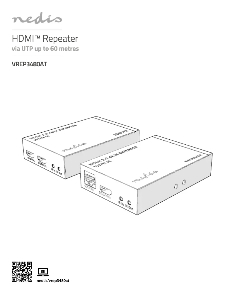 Page 1 de la notice Manuel utilisateur Nedis VREP3480AT