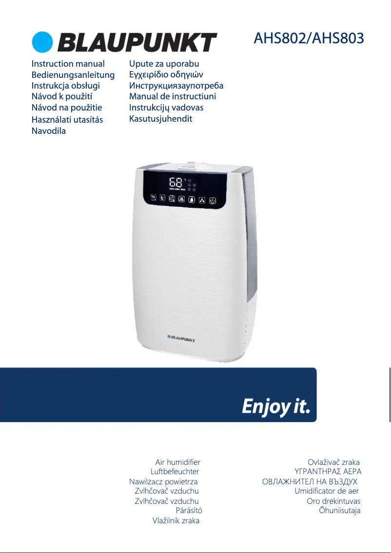 Page n°1 - Manuel utilisateur Blaupunkt AHS803