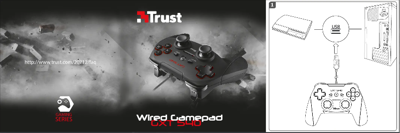 Image de la première page du manuel de l'appareil Yula GXT 540