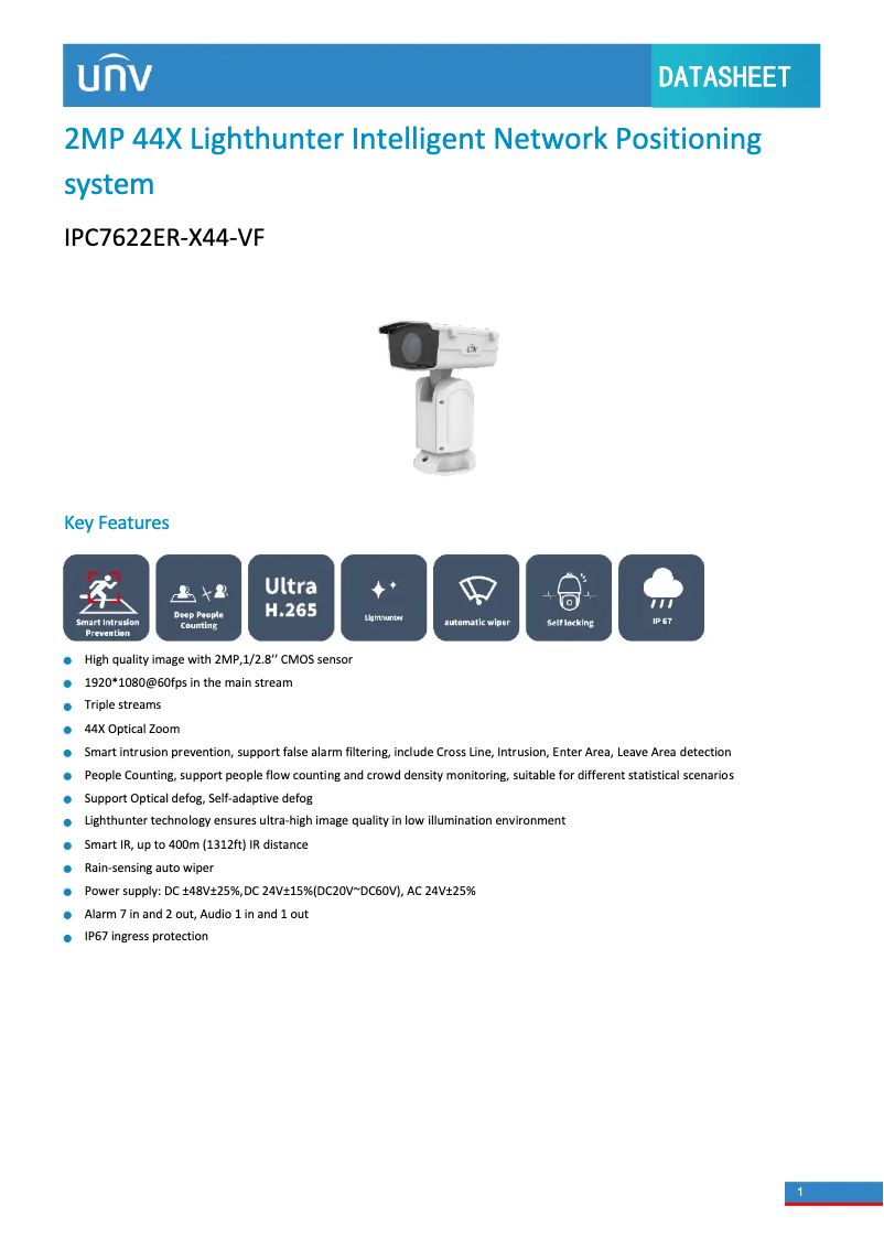 Image de la première page du manuel de l'appareil IPC7622ER-X44-VF
