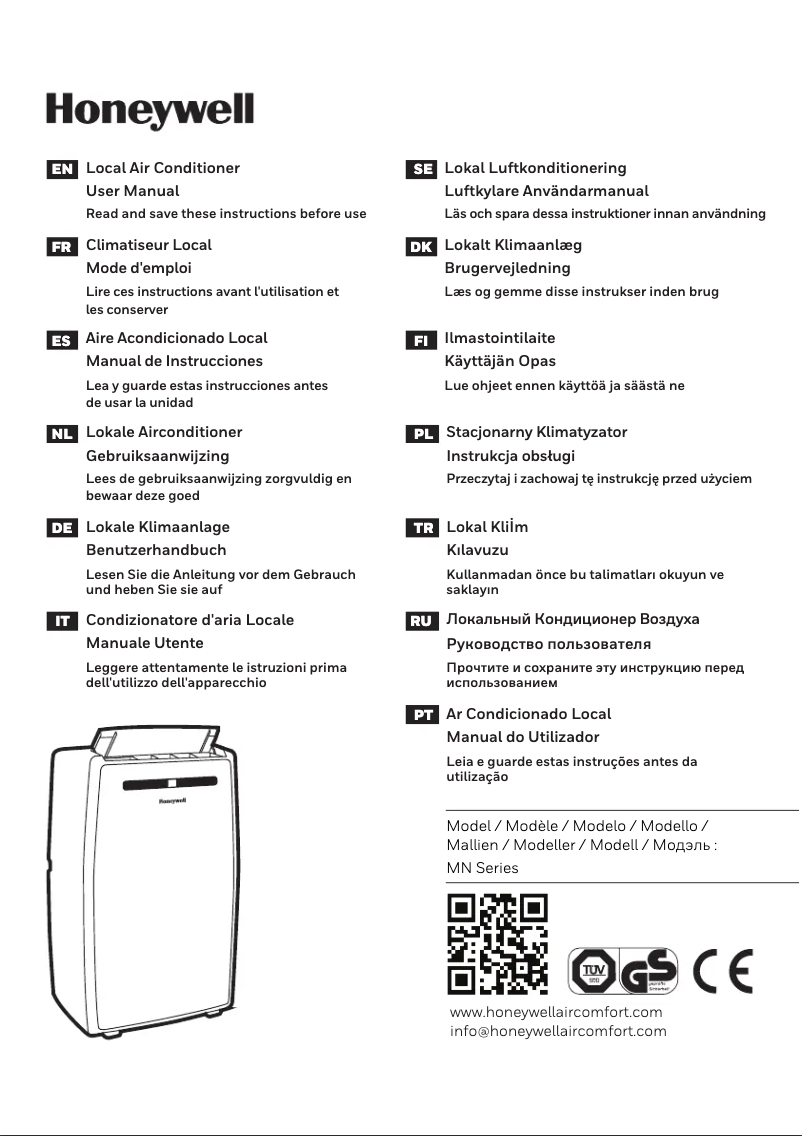 Page 1 de la notice Manuel utilisateur Honeywell N12CESWW