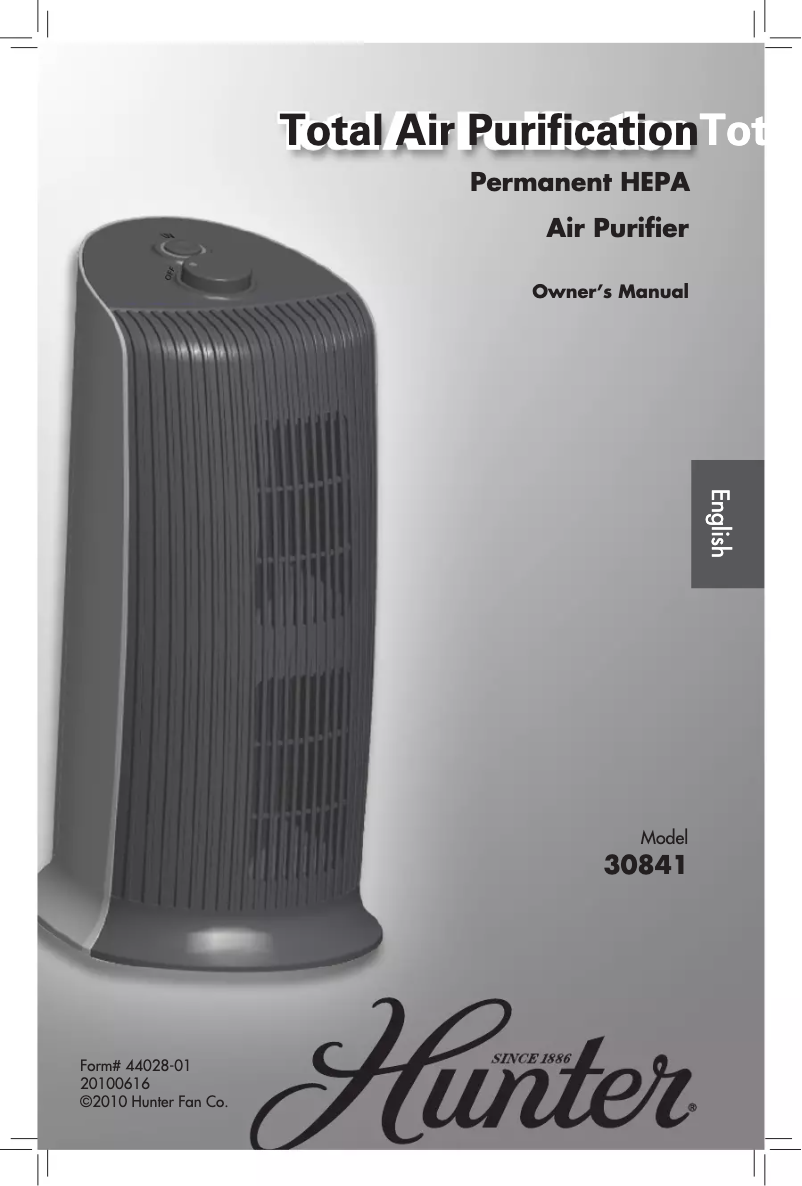 Image de la première page du manuel de l'appareil 4-in-1 Total Air Protection