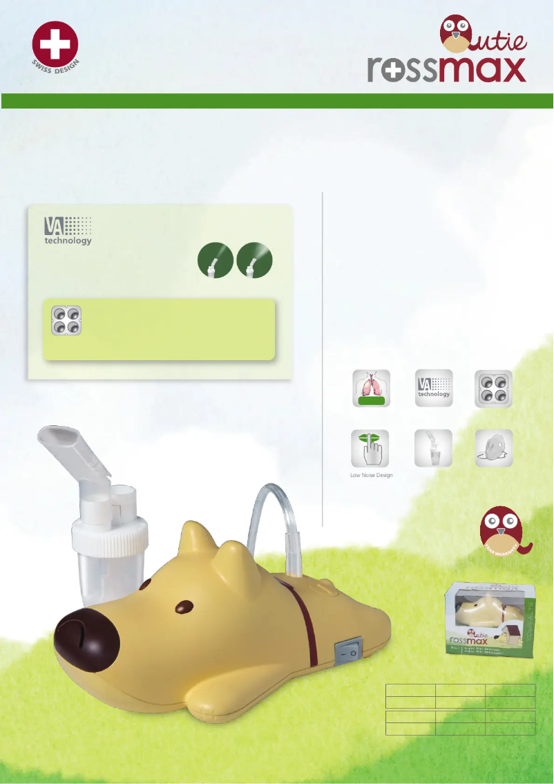 Page 1 de la notice Brochure Rossmax NI60