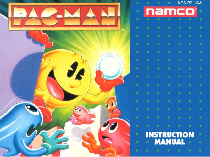 Page 1 de la notice Manuel utilisateur Nintendo Pac-Man (GameCube)