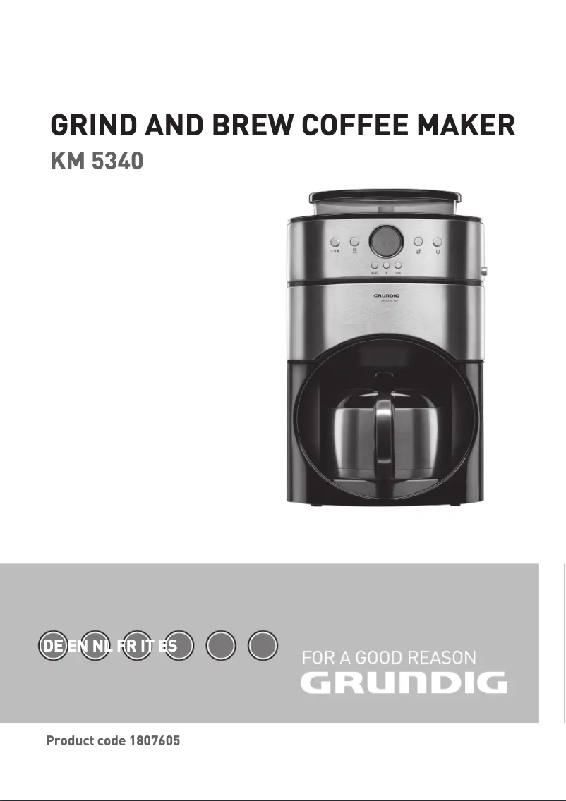 Page 1 de la notice Manuel utilisateur Grundig KM 5340