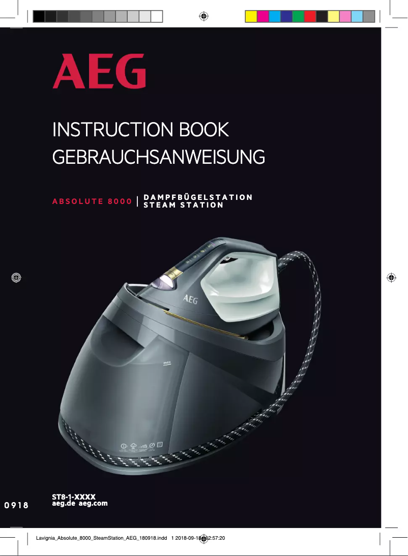 Image de la première page du manuel de l'appareil ST8-1-6DBM