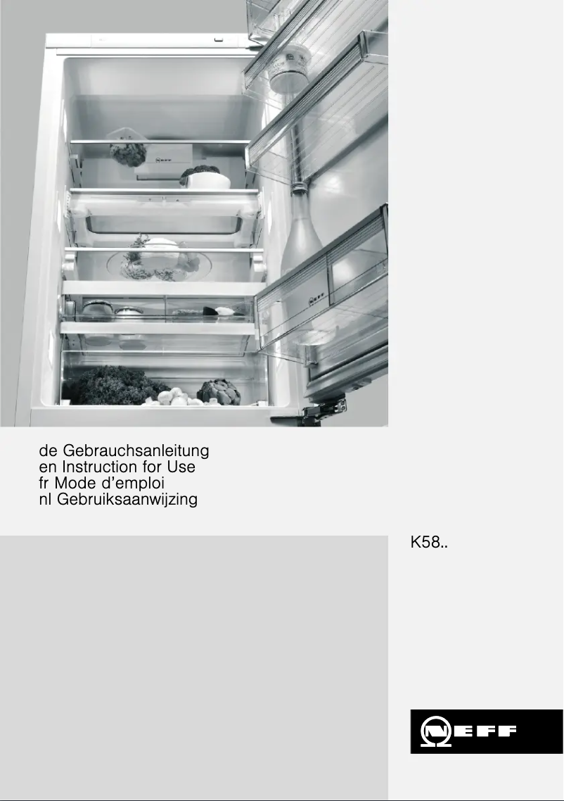 Image de la première page du manuel de l'appareil K5886X4GB