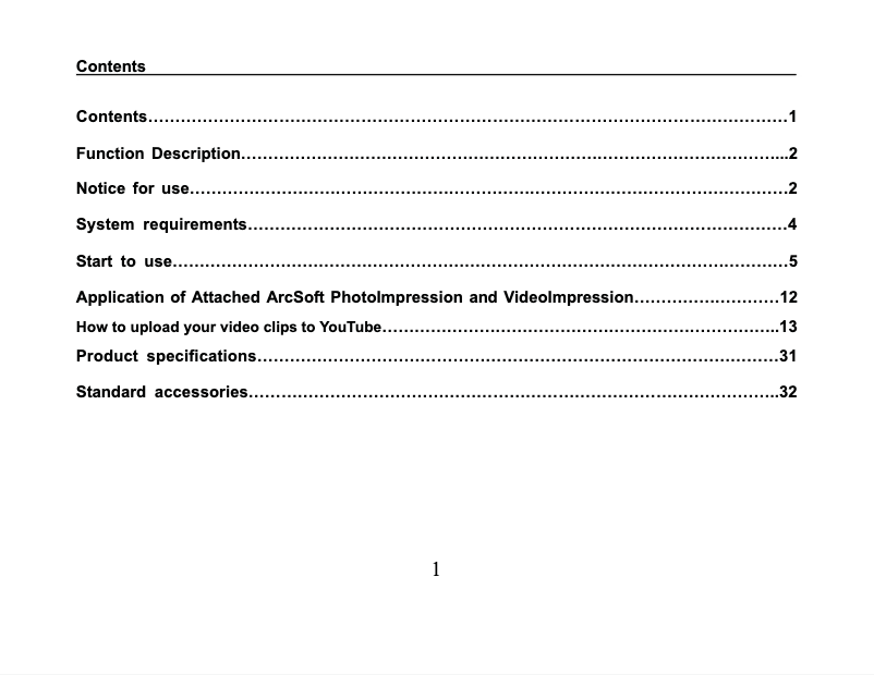 Image de la première page du manuel de l'appareil VR215