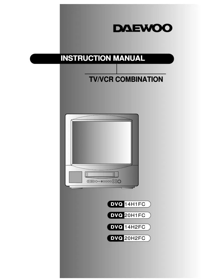 Image de la première page du manuel de l'appareil DVQ-20H1FC