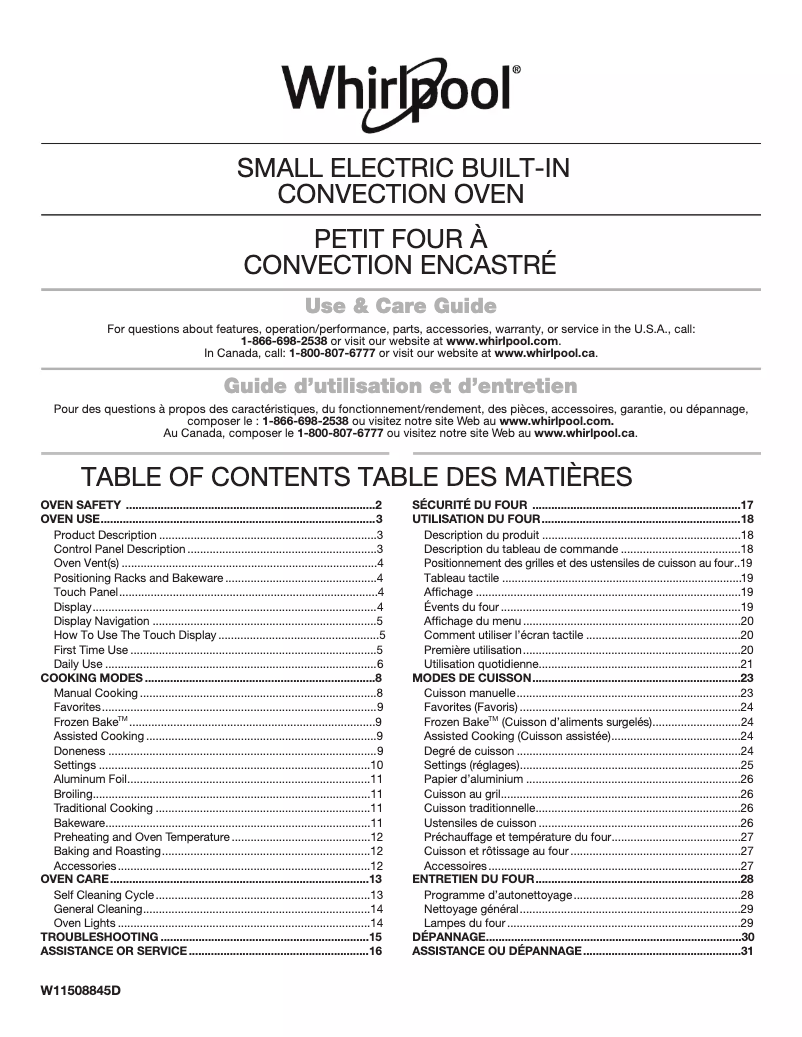 Image de la première page du manuel de l'appareil WOD52ES4MZ